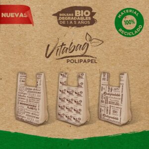 Bolsas Biodegradables Polipapel Vitabag