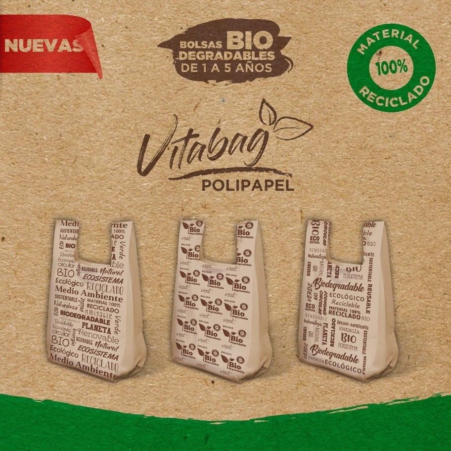 Bolsas Biodegradables Polipapel Vitabag