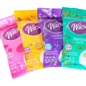 Pastilla Redonda Aromatizante Desinfectante para Sanitorio WC Baño Wiese Surtido 4 Aromas Wiese