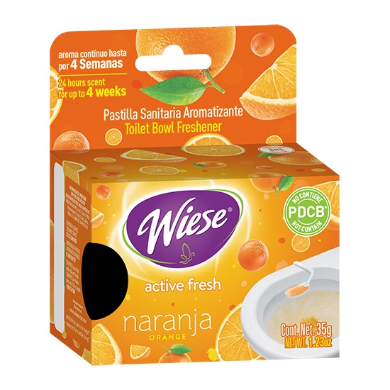 Canastilla para sanitario Naranja 35g Wiese