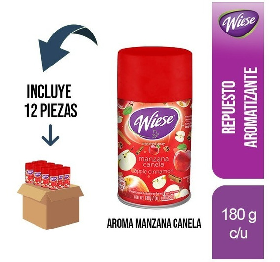 Aerosol Wiese Manzana Canela 180g