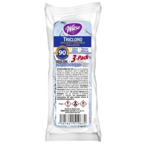 Pastilla Tricloro Low-Cost Wiese 3 Tiras / 10 Paquetes / 3 Pastillas Tricloro / 36g cada Pastilla Wiese